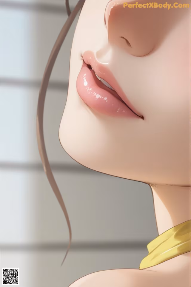 A close up of a woman's face with her eyes closed.